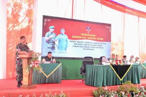 Danrem 043 Garuda Hitam, Laksanakan Kunker Ke Kodim 0421 Lampung Selatan