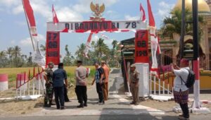 Danposramil Bersama Forkopimcam Sumberwringin Hadiri Penilaian Lomba Kampung Merah Putih