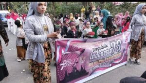 Semarak Pawai Budaya Anak-Anak TK Rayakan HUT RI ke-78 dengan Penuh Semangat