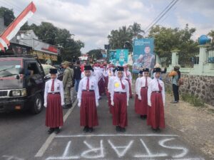 SD Negeri Rejoagung 4 Ikut Lomba Gerak Jalan