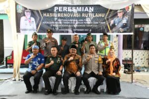 Dandim 0822 Dan Forkopimda Bondowoso Ikuti Peresmian Dan Penutupan Renovasi Rutilahu, Secara Virtual