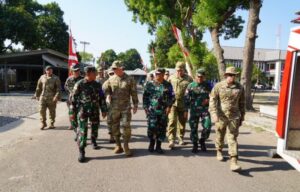 Pangdivif 2 Kostrad Sambut Kedatangan Panglima Divisi Infanteri ke-25 Angkatan Darat AS