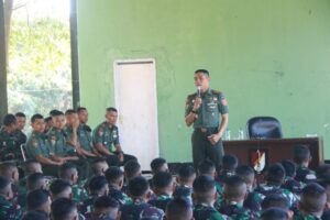 Yonif Raider 514/SY Bondowoso Laksanakan Upacara, Berikut Arahan Letkol Inf Rinto Wijaya