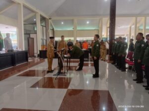 Bupati Lantik dan Kukuhkan 60 Anggota Forum Pengurangan Resiko Bencana (FPRB) di Bondowoso