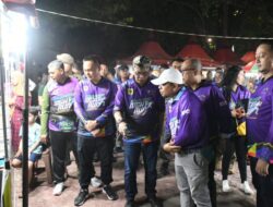 PJ Bupati Bondowoso Serta Dandim 0822 Bersama Kasat Polpp Hadiri Night Run 2023