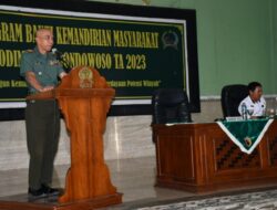 Kodim 0822 Bondowoso Gelar Program Bakti Kemandirian Masyarakat