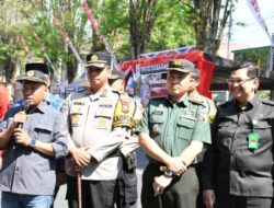 Dandim 0822 Bondowoso Hadiri Apel Gelar Pasukan Sispamkota Operasi Mantap Brata Semeru 2023