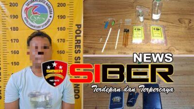 Satresnarkoba Polres Situbondo Tangkap Laki-Laki Simpan 6 Gram Sabu