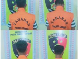 Korban Alami Luka Bacok, Empat Pelaku Tawuran Pelajar Diamankan Polsek Tanjung Bintang