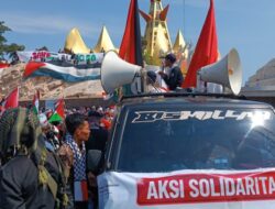 Aqso Working Group Lampung Gelar Aksi Solidaritas Dukung Palestina