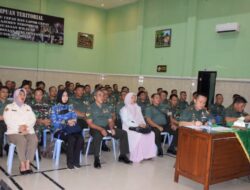 Vidcon Bersama Pangdam V/Brawijaya, Dandim 0822 Bondowoso Dampingi Anggota Yang Sakit