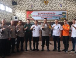 Sambut Nataru 2024, Polres Lampung Selatan Sirikan 11 Pos dan Terjunkan 448 Personil Siap Amankan Ibadah Natal 2023.