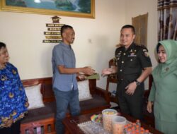 HUT Korem 083/Bdj, Dandim 0822 Bersama Ketua Persit KCK Cab. XXXVI Gelar Anjangsana