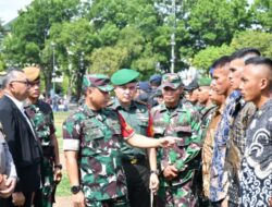 Dandim 0822 Bondowoso Ikuti Gelar Pasukan Pengamanan Kunjungan Wakil Presiden RI