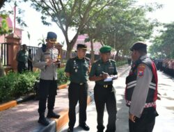 Dandim 0822 Pimpin Apel Gelar Pasukan Pam VVIP RI-2