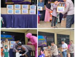Polsek Jelbuk Peduli Memberikan Santunan Kepada Anak Yatim Piatu