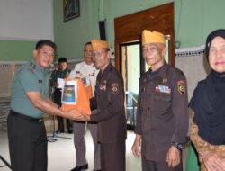 Sambut HUT ke 75 Kodam V Brawijaya dan Hari Juang TNI ke 78 th 2023, Kodim 0822 Bondowoso Berbagi Sembako