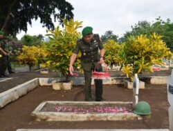 Peringati Hari Juang TNI AD Ke-78, Kodim 0822 Bondowoso Gelar Ziarah di TMP