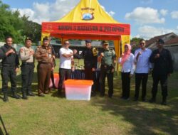 Kasdim 0822 Bondowoso Hadiri Penyerahan Simbolis Bantuan Alat Selam