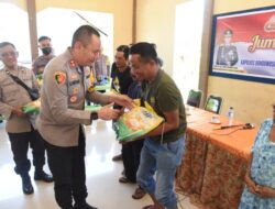 Antusias Warga Desa Pancoran Mengikuti Jumat Curhat yang Diadakan Oleh Polres Bondowoso