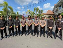 Polresta Banyuwangi Gelar Sertijab Tiga Kasat dan Tiga Kapolsek Sekaligus kenaikan Pangkat Puluhan Anggota