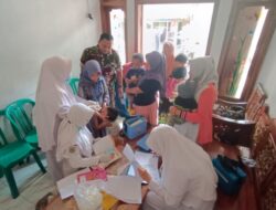 Pendampingan Sub Pin Polio oleh Danposramil Jambesari