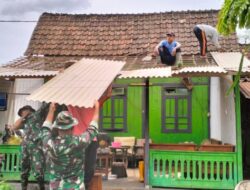Pasca Bencana Angin Puting Beliung, Dandim 0822 Bondowoso Pimpin Karya Bhakti