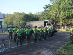 Bahu membahu Prajurit Yonif 514/SY/9/2 Kostrad hingga hari ke-4 Penanggulangan Bencana Alam Angin Puting Beliung.