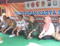 Dandim 0822 Bondowoso Tutup Karya Bakti Pasca Angin Puting Beliung