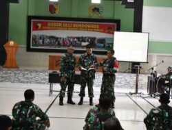 Tingkatkan Kesiapan Prajurit, Bintara Dan Tamtama Kodim 0822 Bondowoso Gelar LATORJAB