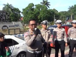 Kasatlantas Polres Bondowoso Dukung Para Tuna Netra Taat Berlalu Lintas