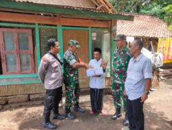 Penyaluran Bantuan Sembako dari Pangdam V Brawijaya melalui Babinsa Kodim 0822 Bondowoso