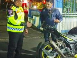 Satlantas Polres Bondowoso Gencar Laksanakan Ops Penertiban Knalpot yang Tidak Sesuai Spiktek dan Standar Pabrik