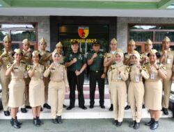14 Taruna Taruni STTD Kunjungi Kodim   Bo0822 Bondowoso