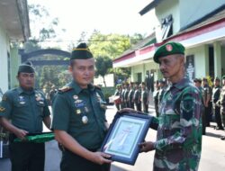 Dandim 0822 Bondowoso Pimpin Wisuda Purna Tugas Prajurit