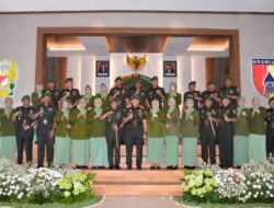 Dandim 0822 Bondowoso Hadiri Sertijab Dandim 0818 Malang Batu