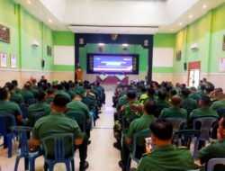 Prajurit Dan ASN Kodim 0822 Bondowoso Menerima Sosialisasi PT. ASABRI Kancab. Malang