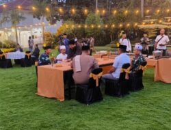 Coffe Morning Forkopimda bersama Pengasuh Ponpes Al Ishlah, Ciptakan Suasana Kondusif Pasca Pemilu 2024