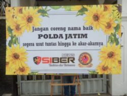 IW Banyuwangi Kirimkan Karangan Bunga Terhadap Polda Jatim,Ada Apa?