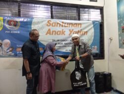 Memperingati HPN Tahun 2024,PWI Jatim Santuni Anak Yatim Dan Dhuafa