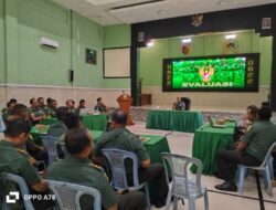 Kodim 0822/Bondowoso Menyelenggarakan Kegiatan Pembinaan Data Bidang Komduk Semester 1 TA 2024