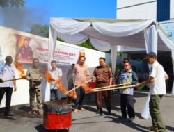 Hindari Penyalahgunaan Oleh Oknum,Kejaksaan Negeri Bondowoso Musnahkan Barang Bukti