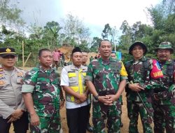 Mayjen TNI Alvis Anwar laksanakan Wasev TMMD Kodim 0422/LB.