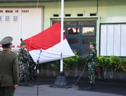 Kodim 0822 Bondowoso Gelar Upacara Hari Lahir Pancasila 2024