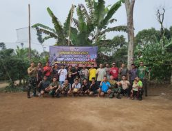 Hari lahirnya Pancasila dimeriahkan Turnamen Bola Volly pada TMMD Ke-120 Kodim 0422/Lampung Barat
