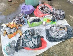 Polisi Berhasil Amankan Ratusan Bahan Peledak Jenis Mercon di Pasuruan