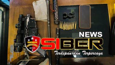 Polres Situbondo Ringkus Pemuda Bawa Senpi Rakitan Jenis M-16