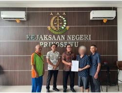 Kejari Pringsewu Hentikan 2 Penuntutan Berdasarkan Restorative Justice