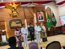 Kasdim 0822 Bondowoso Hadiri Pelantikan Pj Bupati Di Surabaya, Berikut Pesan Adhy Karyono