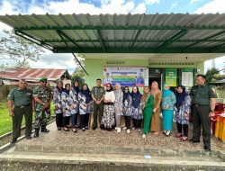 Komandan Kodim Hadiri Pekan Imunisasi Nasional Polio di Poskesdim 0422/ Lampung Barat